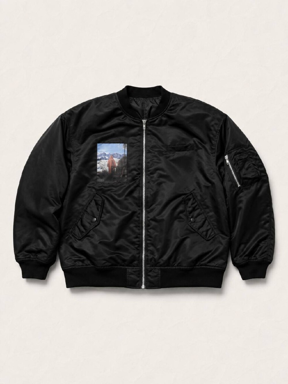 Undercover MA-1 Joy Division Black Nylon Bomber Jacket